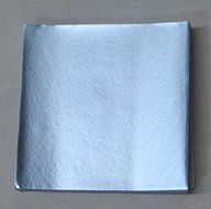 3&quot; x 3&quot; Dull Light Blue Confectionery Foil Wrappers Candy Wrappers Candy Making Supplies