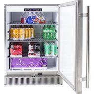 Blaze 24-inch 5.2 Cu. Ft. Outdoor Stainless Steel Compact Refrigerator - Ul Approved - Blz-ssrf-5.0dh N5