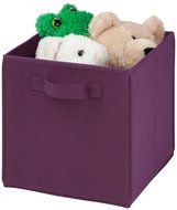 Honey-Can-Do SFT-01762 Kids Storage Bins, Soft and Foldable Organizers, Pink N2