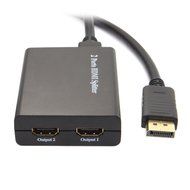 CY Displayport Male to Dual HDMI Female Extension Adapter Splitter Dongle for Monitor HDTV N4