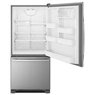 Amana ABB1924BRB 18.5 Cu. Ft. Black Bottom Freezer Refrigerator - Energy Star N9
