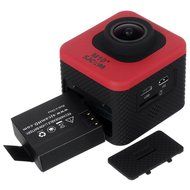 SJCAM M10 Plus Waterproof 2K Gyro Stabilization Sports Camera - Red N5