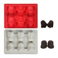 Set of 2 Star Wars Silicone Ice Trays / Chocolate Molds: Darth Vader and Stormtrooper N5