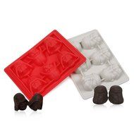 Set of 2 Star Wars Silicone Ice Trays / Chocolate Molds: Darth Vader and Stormtrooper N6