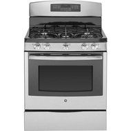 GE PGB940SEFSS Profile 30" Stainless Steel Gas Sealed Burner Range - Convection