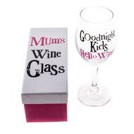 Bright Side Mums Wine Glass