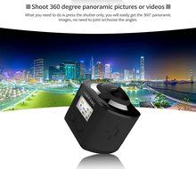 EASYTONE Ultra HD 4K 360 Degree Action Panoramic Camera Mini Sport DV Camera Video Waterproof Multi-mode WIFI... N8