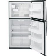 Ge REFRIGERATORS 2480946 21.2 Cu. ft. Top-Freezer Refrigerator, White, Reversible Door Swing N2