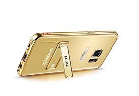 Samsung Galaxy S7 Case Multi-function Cover,TYoung(TM) Metal Frame PC Back Mirror Skin Protector with kickstand... N3