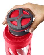 Zulu Core Glass Water Bottle with Quick-Cap Lid N6