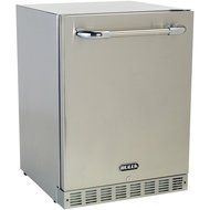 Bull 24-inch 5.6 Cu. Ft. Built-in / Freestanding Outdoor Stainless Steel Compact Refrigerator - 13700