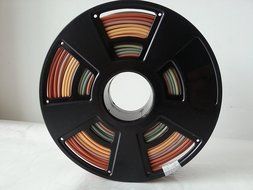 3DDPLUS 3.0mm PLA 3D Printer Filament multicolors gradient - 0.75kg Spool (2.2 lbs) - Dimensional Accuracy +/-... N2