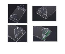 Makerfocus Raspberry Pi 7 inch HDMI HD 1024 600 Touch Screen Module Kit With Housing Bracket N3