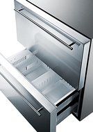 Summit SPRF2D 24&quot; Freestanding Drawer Refrigerator-Freezer With Digital Thermostat Interior Light Fully Finished... N2