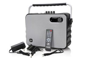 Fisher Wireless Bluetooth Karaoke Boombox System, FM Radio Player, Amplifier, Auxiliary Input, USB Port, and Ultra-Portable... N2