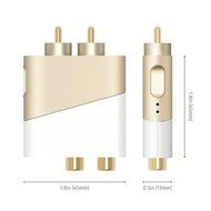 Slash-R RCA Type TOP Quality Premium Bluetooth Audio 24-Bit DAC Receiver N2
