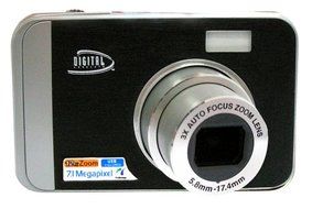 Digital Concepts 7.1 MP Digital Camera with 3x Optical Zoom (Black)