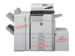 Refurbished Sharp MX-5111 Ledger-size Color Multifunction Printer &ndash; Copy, Print, Scan, 2 Trays, Cabinet, Auto...