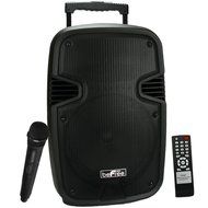 beFree Sound 10 Bluetooth Portable Speaker with USB/SD FM Radio and Lights