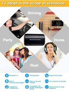 ZENGHAO Wireless Stereo Bluetooth 4.1+EDR Receiver Audio Music Box with 3.5mm Audio Plug N8