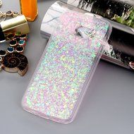 Badalink Galaxy S7 Case Shiny Glitter Sparkle Powder Series Shockproof Drop Protection Soft TPU Rubber Protective... N25