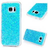 Badalink Galaxy S7 Case Shiny Glitter Sparkle Powder Series Shockproof Drop Protection Soft TPU Rubber Protective... N26