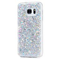 Badalink Galaxy S7 Case Shiny Glitter Sparkle Powder Series Shockproof Drop Protection Soft TPU Rubber Protective... N27