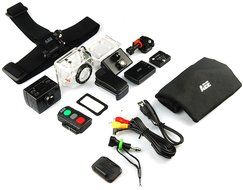 AEE MagiCam SD22 Waterproof 1080i 60 FPS HD Sports Action Camera with Remote Control, Waterproof Case and Mounting... N5