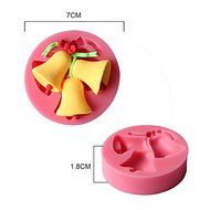 Anyana Christmas Bell Silicone Fondant Mold Cake Decorating Pastry Gum Pastry Tool Kitchen Tool Sugar Paste Baking... N5