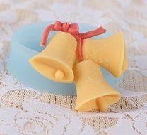 Anyana Christmas Bell Silicone Fondant Mold Cake Decorating Pastry Gum Pastry Tool Kitchen Tool Sugar Paste Baking... N6