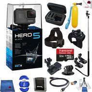Gopro Hero 5 Black 14 Piece Epic Bundle Includes: Go Pro Hero5 Black + Case + Floaty Bobber + Head Strap + Glove... N2