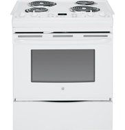 Ge RANGES, OVENS &amp; COOKTOPS 2496182 30" 4.4 Cu.Ft Slide-In Front Control Electric Range N4