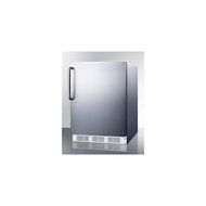 SUMMIT Built-In Undercounter Refrigerator-Freezer - Stainless Steel CT N2
