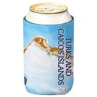 Altered Latitudes Turks &amp; Caicos Islands Chart Standard Beverage Cooler (4-Pack)