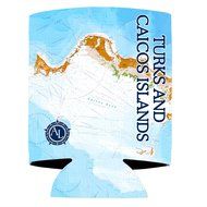 Altered Latitudes Turks &amp; Caicos Islands Chart Standard Beverage Cooler (4-Pack) N2