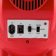 SMAD Personal 6-Can Car Cooler Mini Fridge 4L, Red N9