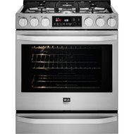 LG Studio LSSG3016ST Slide-in Gas Range with Sealed Burner Cooktop, 6.3 cu. ft. Primary Oven Capacity, in Stainless...