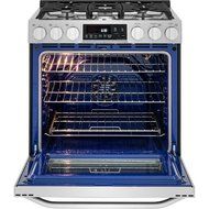 LG Studio LSSG3016ST Slide-in Gas Range with Sealed Burner Cooktop, 6.3 cu. ft. Primary Oven Capacity, in Stainless... N2