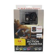MASSWELL(TM) Underwater Action Shot Camera/Cam/Camcorder 4K HD Video with Wifi Remote Controller(Black/Pink/Blue) N2
