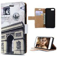 iPhone 7 Case (4.7 inch) - Wallet Folio Flip Premuim PU Leather Case Colorful Print Design with Stand Magnetic... N90