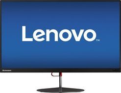 Lenovo - ThinkVision X24 23.8" IPS LED HD Monitor - Raven Black