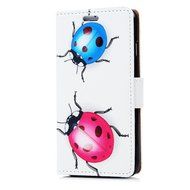 iPhone 7 Case (4.7 inch) - Wallet Folio Flip Premuim PU Leather Case Colorful Print Design with Stand Magnetic... N93