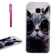 Galaxy S7 Edge Case, Firefish [Fashion Style] [Anti-slip] Ultra Slim Exact Fit Lightweight Flexible TPU Soft Back... N55
