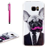 Galaxy S7 Edge Case, Firefish [Fashion Style] [Anti-slip] Ultra Slim Exact Fit Lightweight Flexible TPU Soft Back... N57