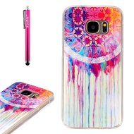 Galaxy S7 Edge Case, Firefish [Fashion Style] [Anti-slip] Ultra Slim Exact Fit Lightweight Flexible TPU Soft Back... N74