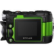 Olympus Stylus TG-Tracker Waterproof 4K Action Cam Green Accessory Bundle includes Camera, 43" Telescopic Selfie... N4