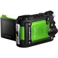 Olympus Stylus TG-Tracker Waterproof 4K Action Cam Green Accessory Bundle includes Camera, 43" Telescopic Selfie... N6