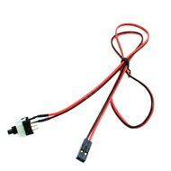 HDE PC Case Power Push Button Cable ATX Computer On/Off 23" 60cm Switch Wire N3