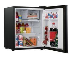 Amana AMA27BK Compact Single Door Refrigerator, 2.7 cu. ft., Black