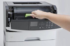 Lexmark MS415dn Compact Laser Printer, Monochrome, Networking, Duplex Printing N3